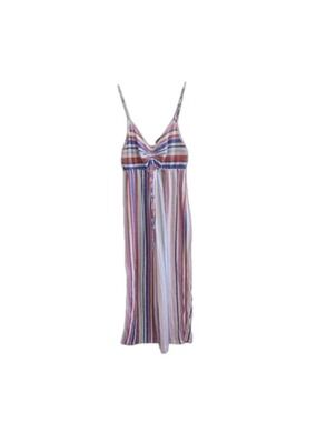 Xhilaration Women's Striped Jumpsuit Multi Color Juniors